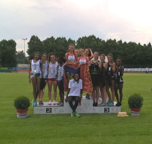 Fidenza 2016_La premiazione della 4x100