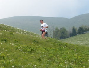 Corsa in montagna